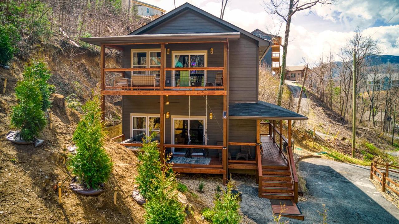 Villa Mins To Gburg Sleeps 8 Hot Tub Arcade Area Pool à Gatlinburg Extérieur photo