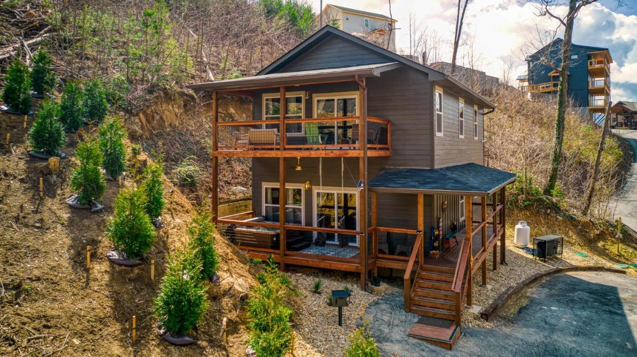 Villa Mins To Gburg Sleeps 8 Hot Tub Arcade Area Pool à Gatlinburg Extérieur photo